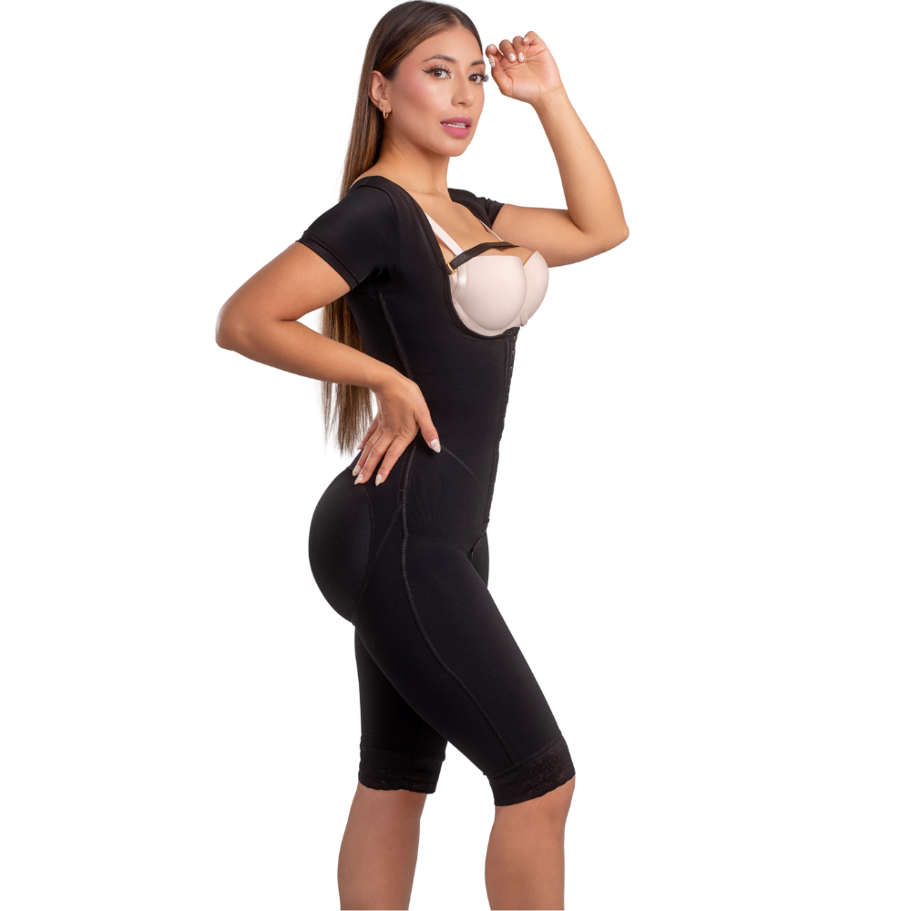 Faja reloj de arena manga 3/4 con broche